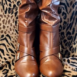 Dress fashion boot brown, size 8.5